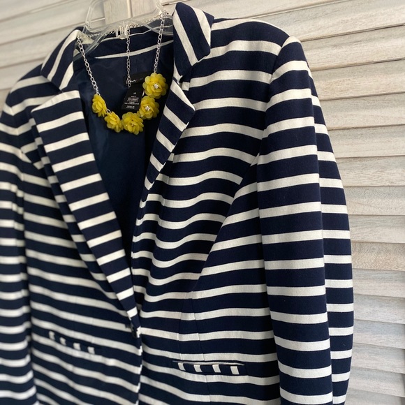 Lane Bryant sz 14 Striped Blazer - Picture 2 of 5